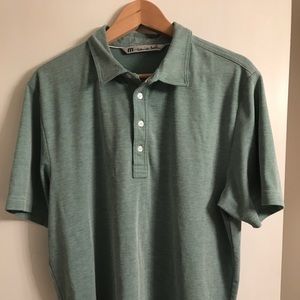 Men’s Travis Mathew polo, large, light green